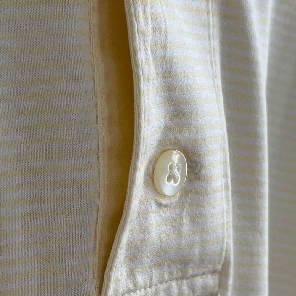 Cutter and Buck pale yellow short sleeve polo shirt size medium - Picture 13 of 15